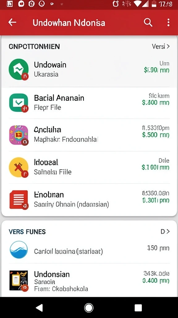 Fitur pencarian cepat untuk menemukan konten dengan mudah.