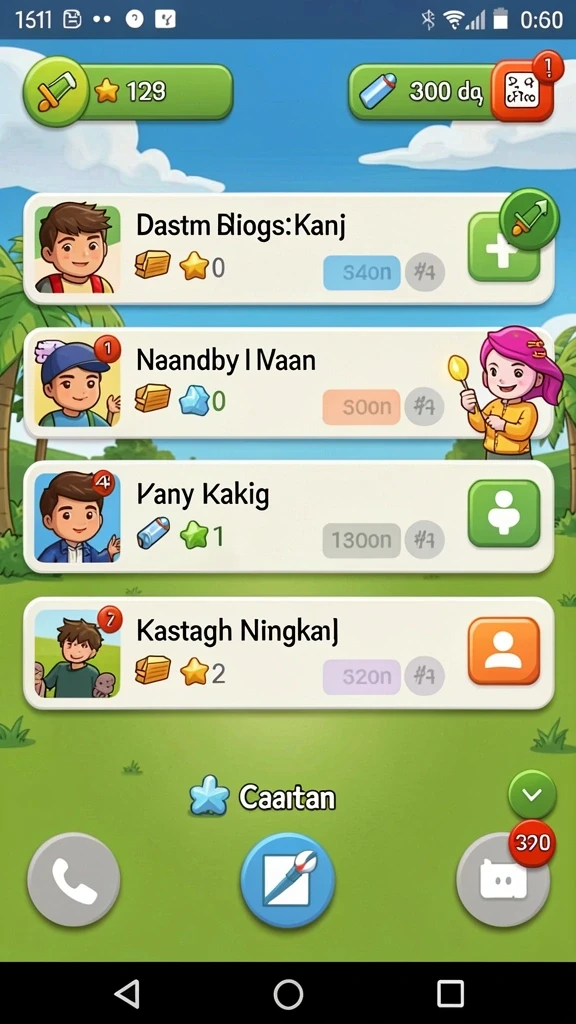 Mode multiplayer memungkinkan bermain bersama teman-teman.