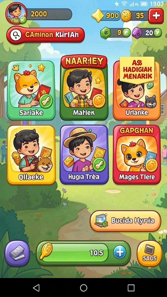 Tampilan antarmuka utama DANA777 yang menarik.