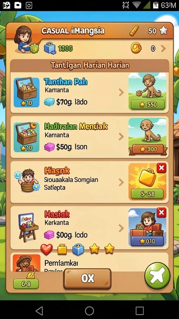 Komunitas aktif yang membantu satu sama lain.