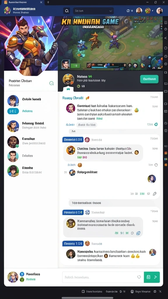 Interaksi sosial dengan pemain lain yang menyenangkan.