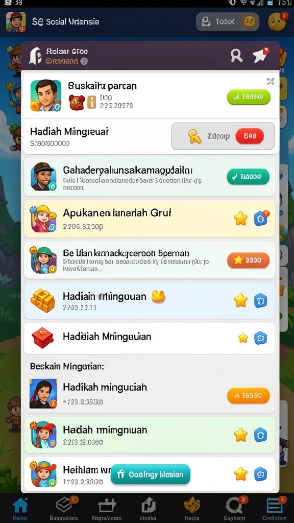 Pengalaman bermain yang seru dan mengasyikkan.