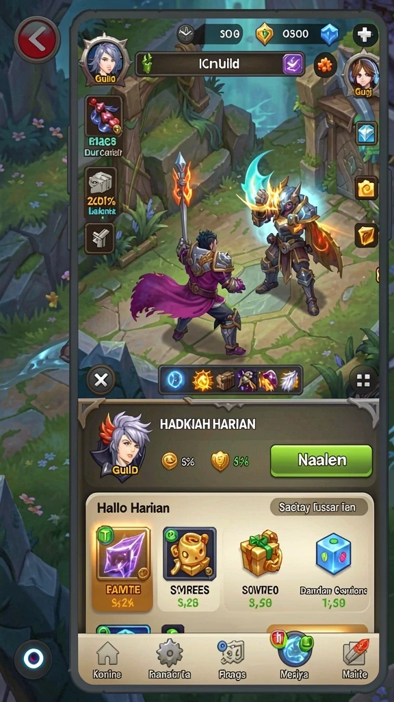 Grafis menawan yang memikat pemain.