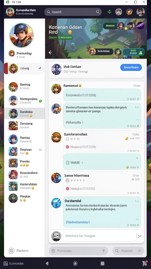 Screenshot dari mode multiplayer yang seru.