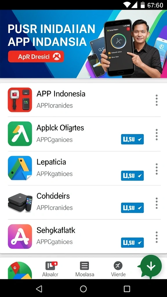 Tampilan utama aplikasi IDPKING yang menarik dan modern.