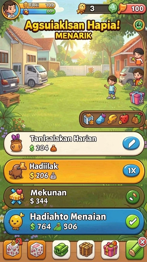 Tampilan antarmuka yang user-friendly dan modern.
