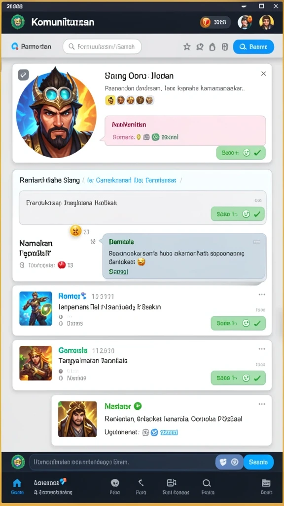 Tampilan antarmuka yang ramah pengguna.