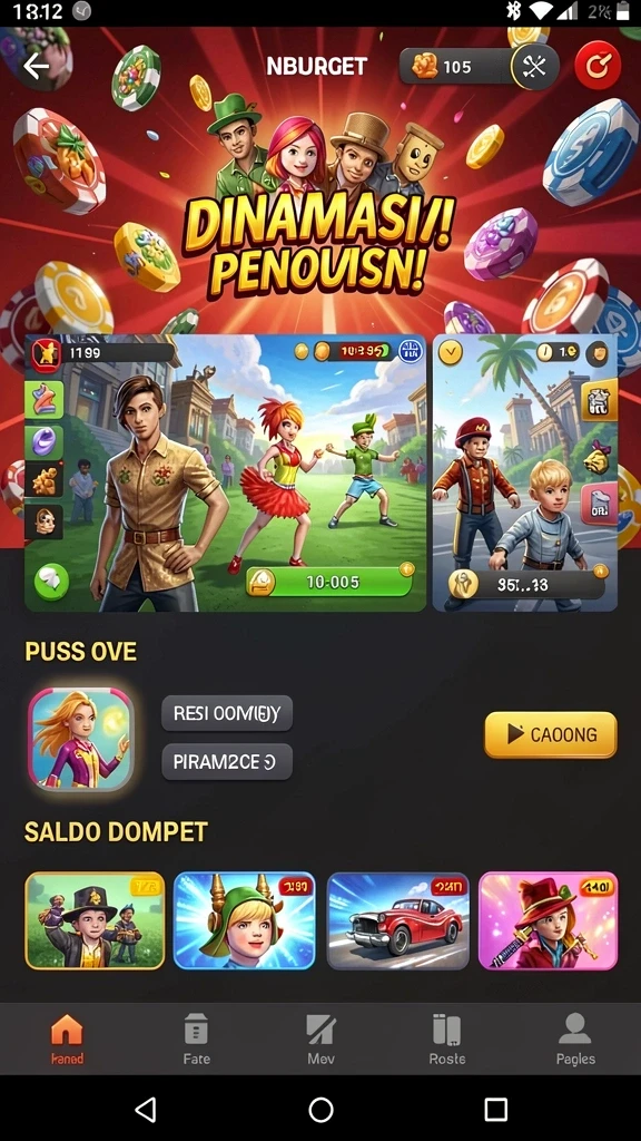 Tampilkan aksi seru dalam permainan.