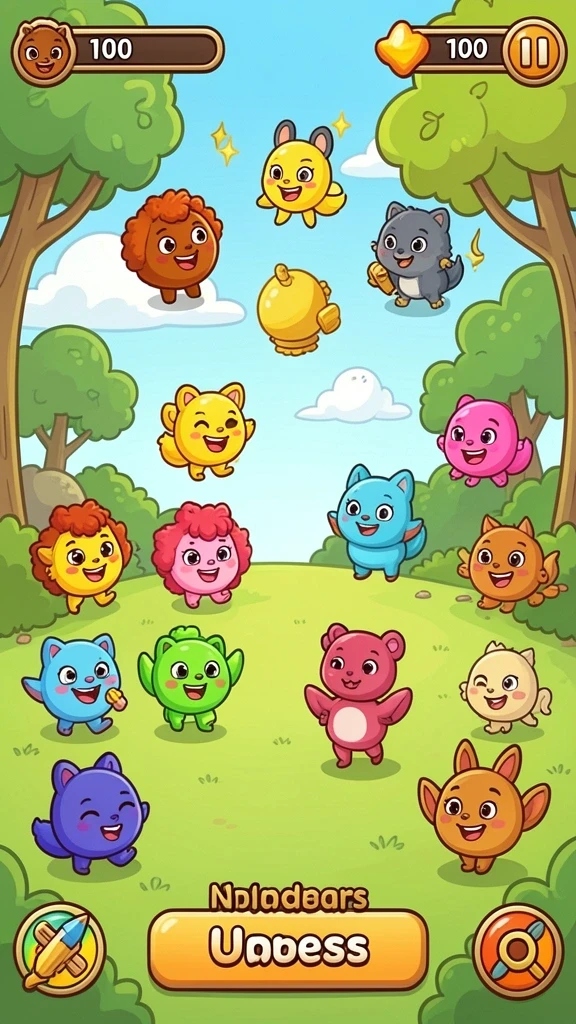 Tampilan awal game JURAGAN77 yang menarik dan penuh warna.