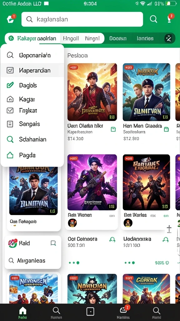 Mode permainan yang seru dan kompetitif.