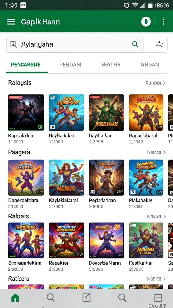 Tangkapan layar menunjukkan grafik tajam dan jelas.
