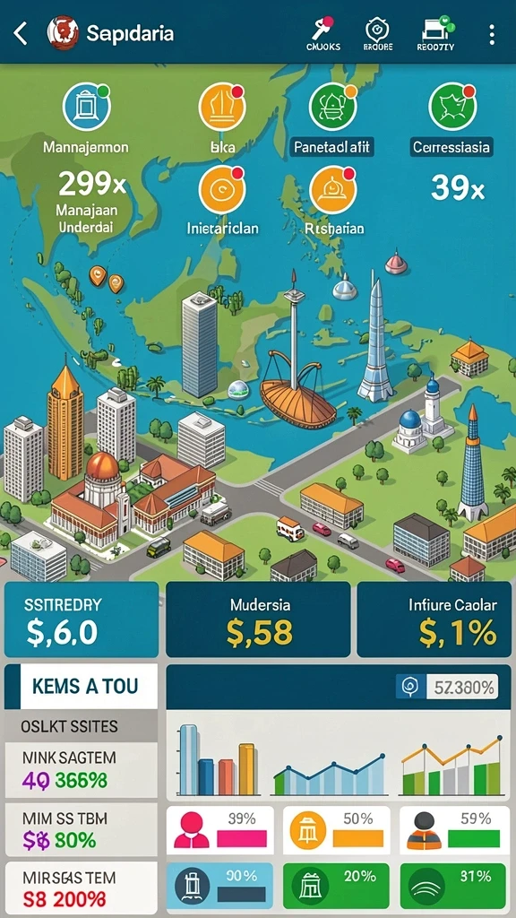 Tampilan antarmuka yang sederhana dan jelas.