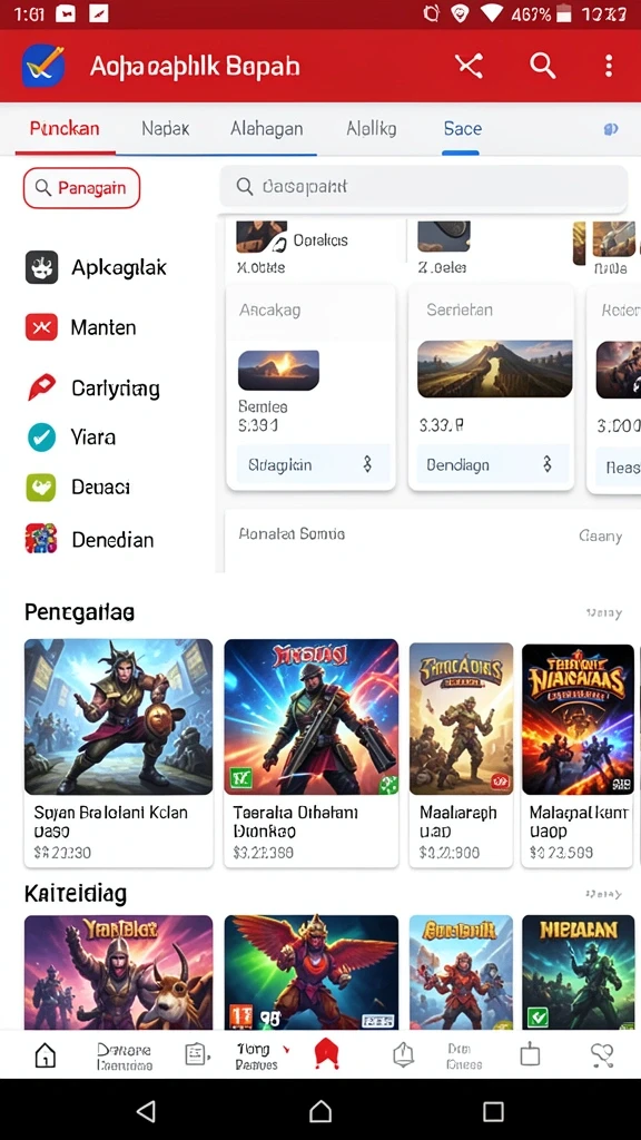 Berbagai karakter dengan desain unik dan menarik.