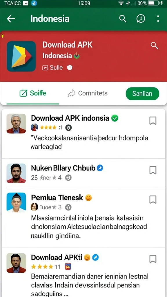 Tampilan level menantang yang penuh warna.