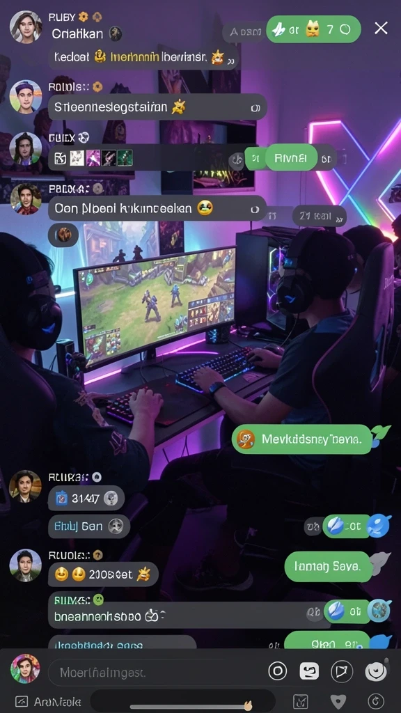 Screenshot menampilkan antarmuka permainan yang menarik.