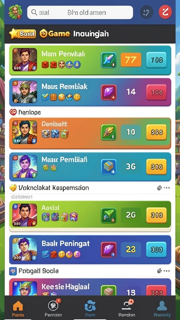 Tampilan antarmuka NADIMTOGEL yang ramah pengguna.
