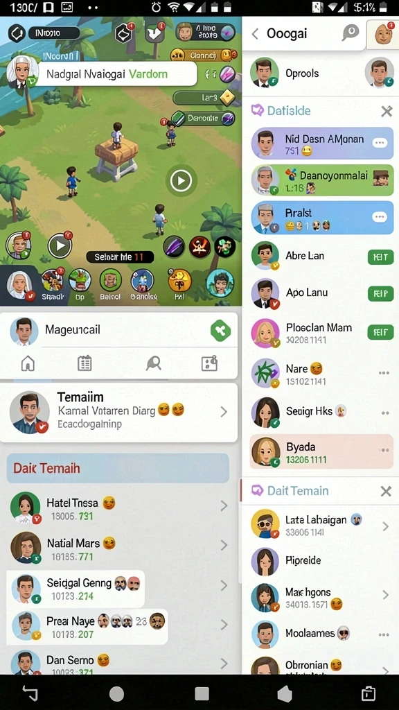 Tampilan antarmuka yang user-friendly.