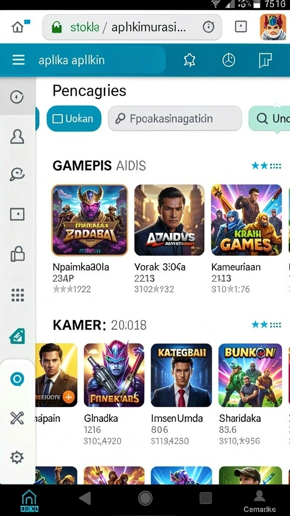 Tampilan antarmuka yang menarik dan mudah digunakan.