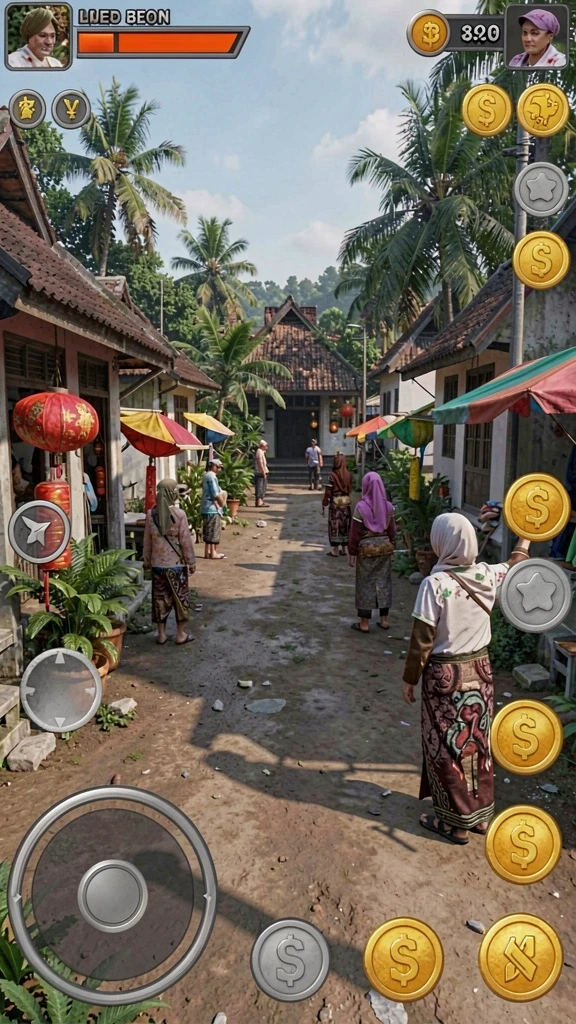 Grafik yang mendetail dan efek suara yang memukau.