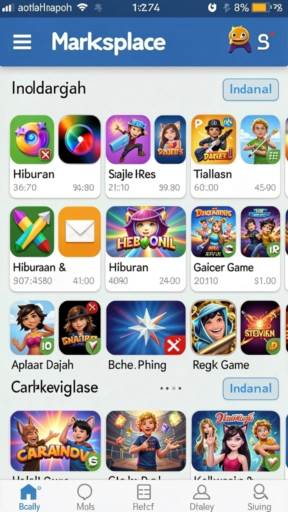 Gameplay seru dengan aksi mendebarkan.