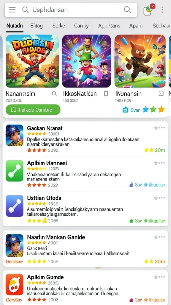 Screenshot ini menunjukkan fitur komunitas yang mempertemukan para pemain.