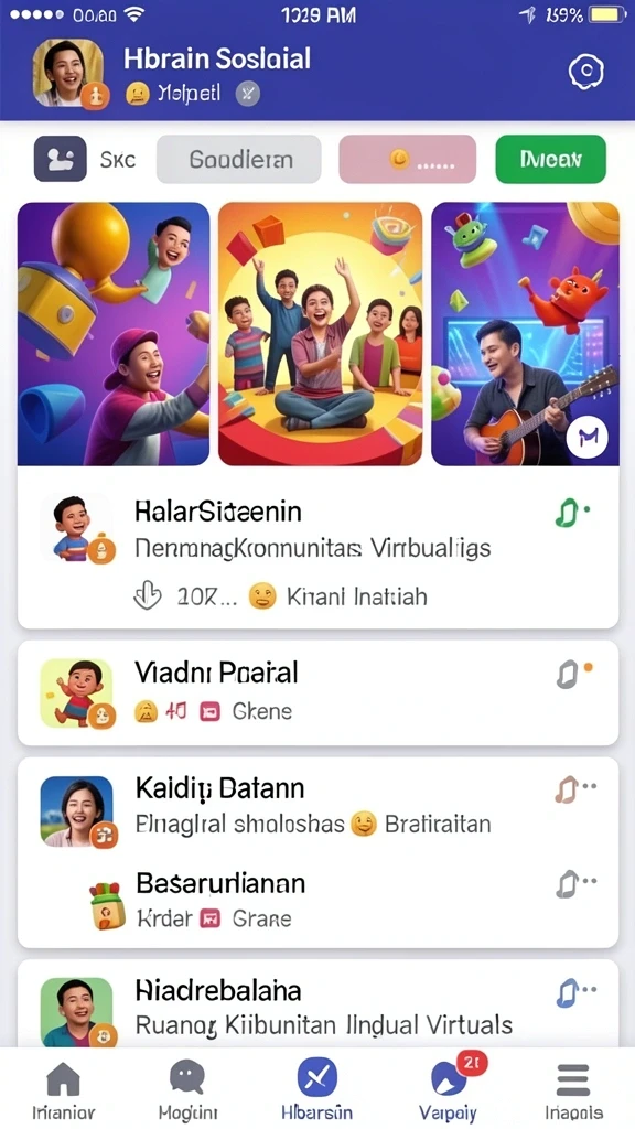 Bergabung dengan komunitas game yang seru dan aktif.