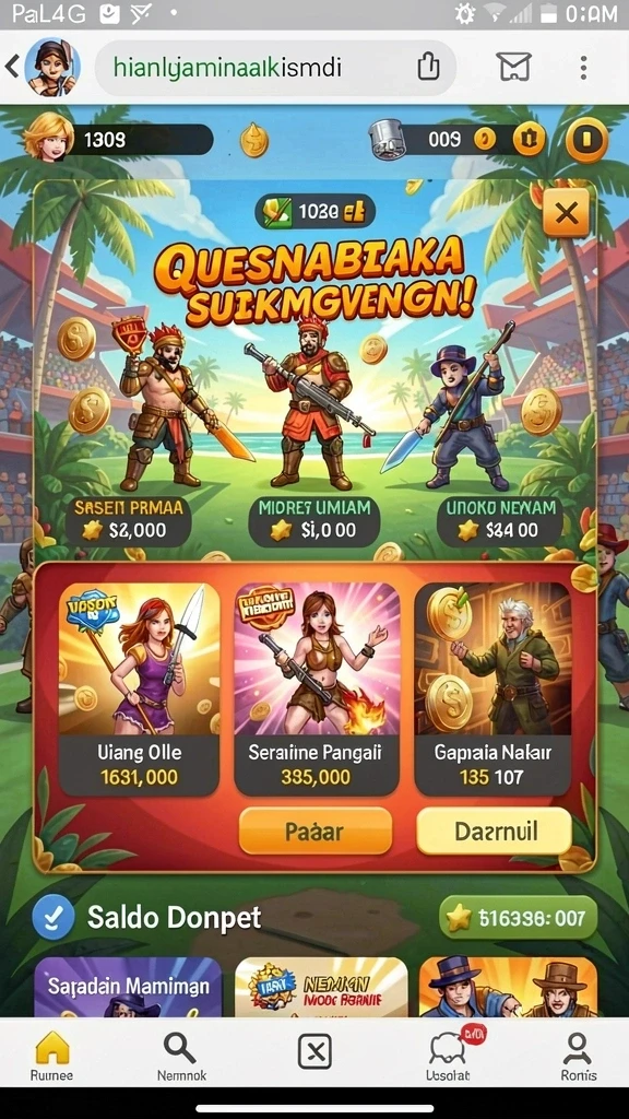 Berbagai pilihan permainan dengan kualitas tinggi.