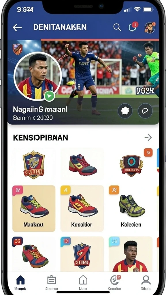 Tampilan antarmuka aplikasi yang menarik dan mudah dinavigasi.