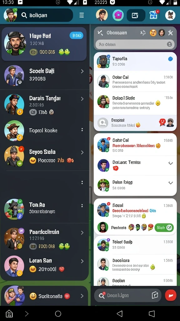 Tangkapan layar menunjukkan karakter utama beraksi di hutan.