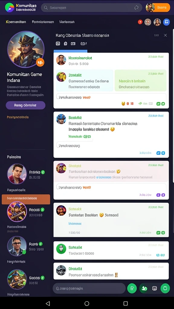 Tampilan antarmuka yang intuitif dan mudah dipahami.