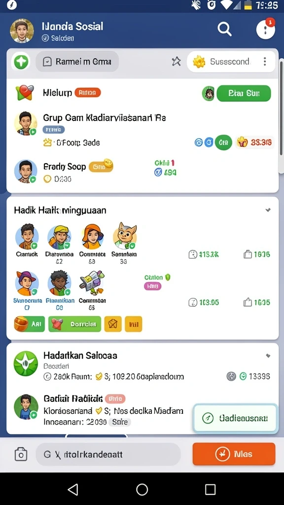 Ragam tantangan yang membuat pemain terus betah.